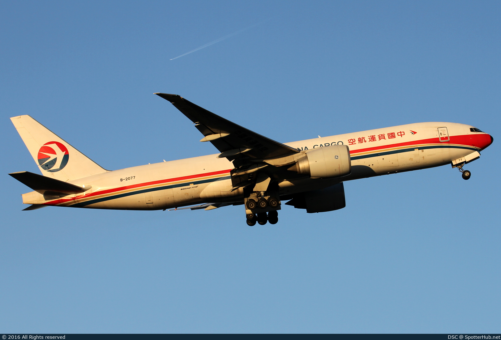 Photo of B-2077 - Boeing 777-F6N operated by China Cargo Airlines