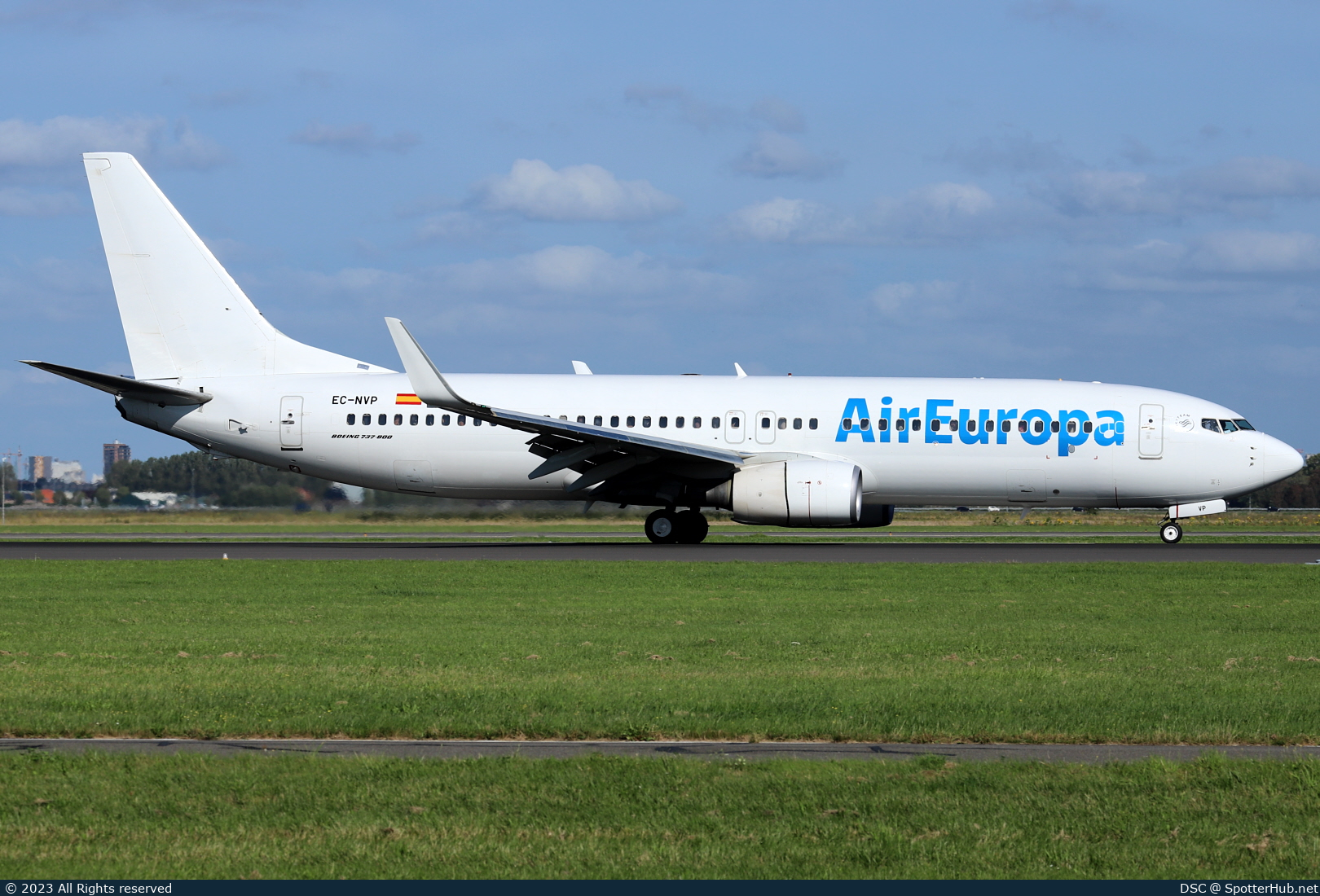 Photo of EC-NVP - Boeing 737-8AS operated by Air Europa