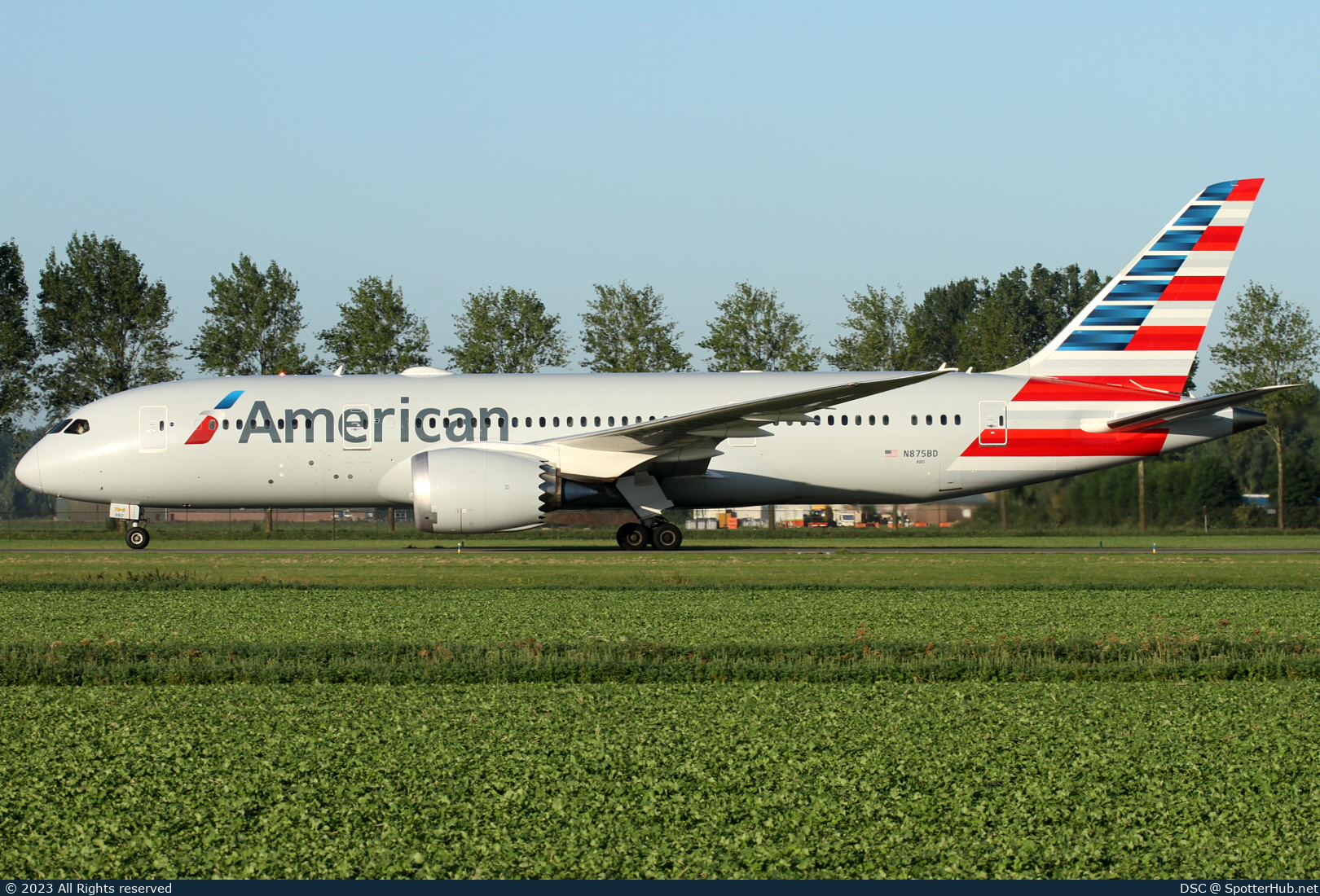 Photo of N875BD - Boeing 787-8 Dreamliner operated by American Airlines