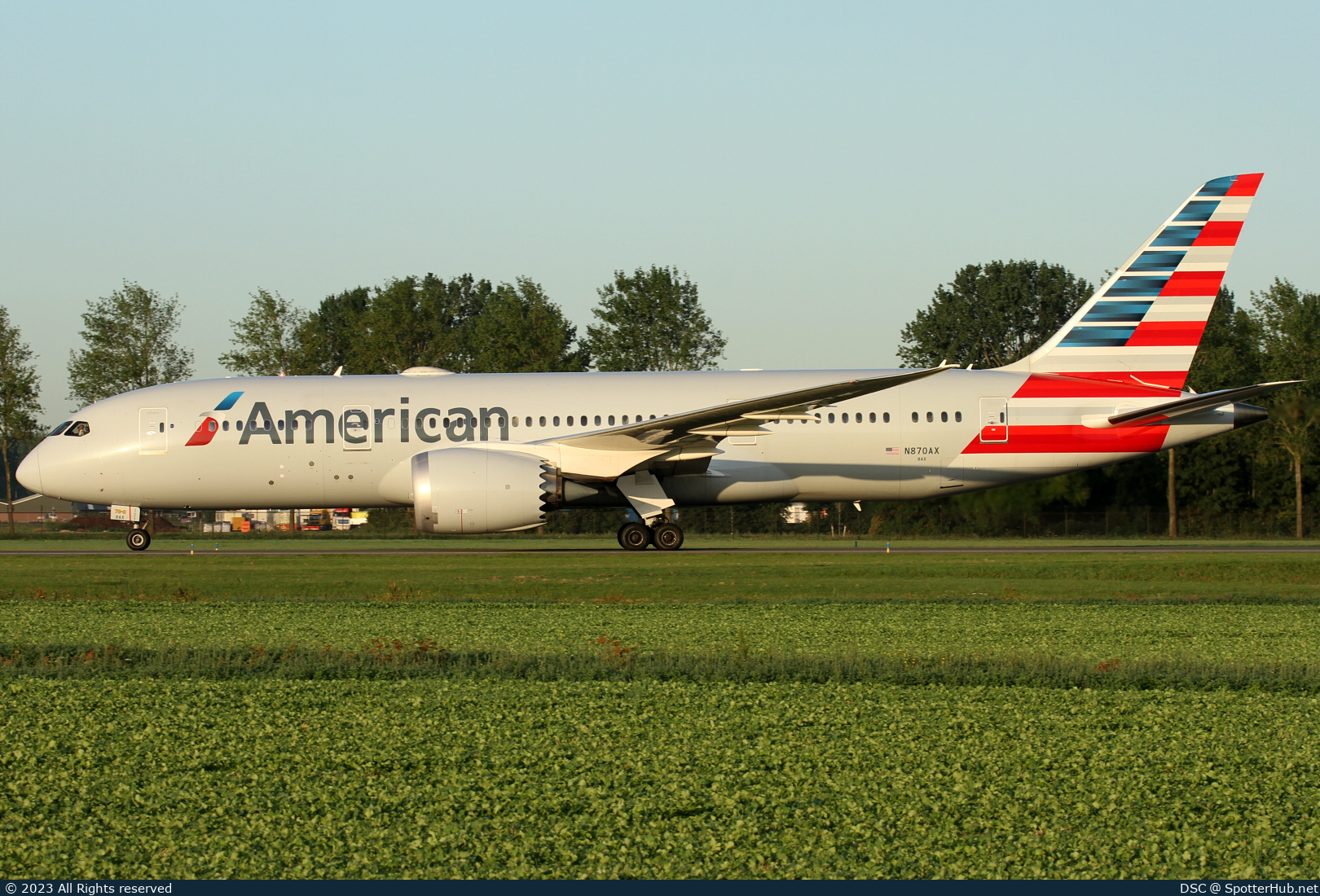 Photo of N870AX - Boeing 787-8 Dreamliner operated by American Airlines