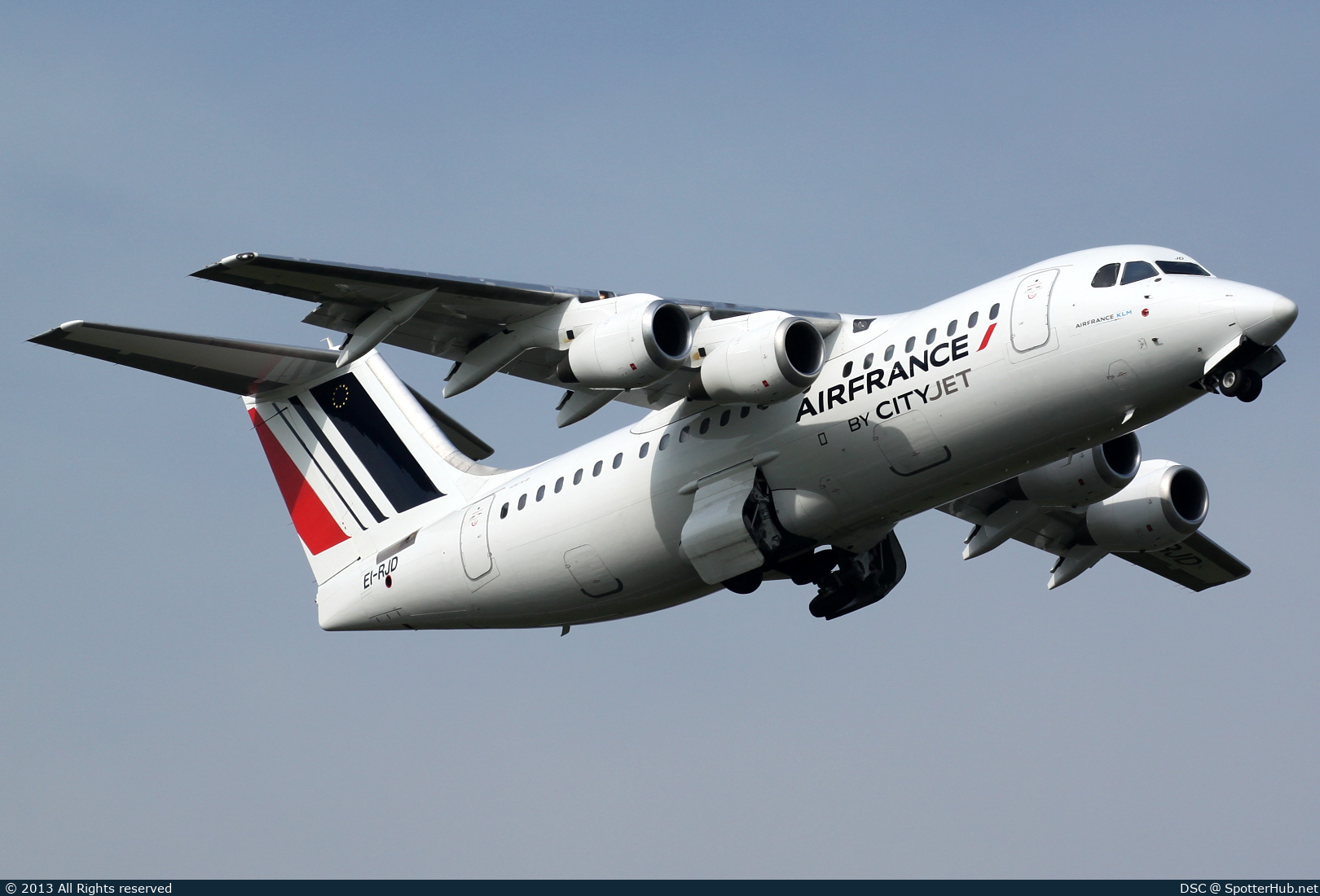 Photo of EI-RJD - British Aerospace Avro RJ85 operated by Air France (opb CityJet)