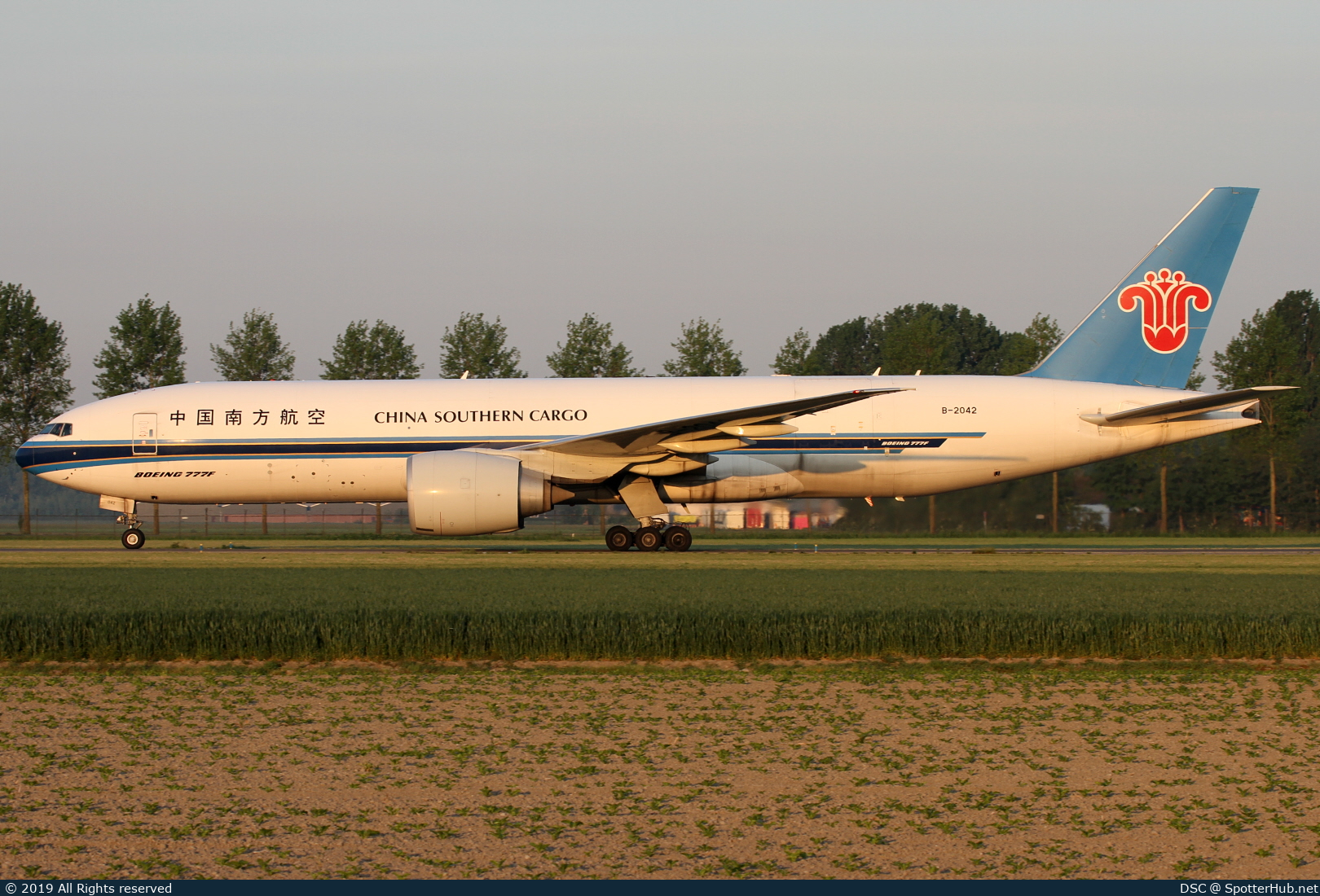 Photo of B-2042 - Boeing 777-F1B operated by China Southern Cargo