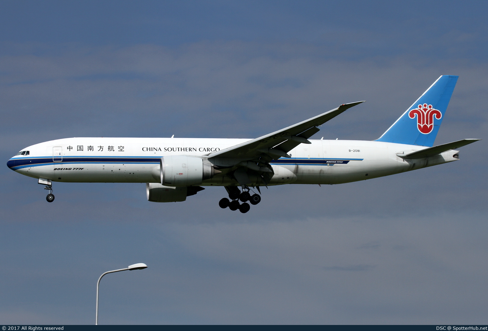 Photo of B-2081 - Boeing 777-F1B operated by China Southern Cargo