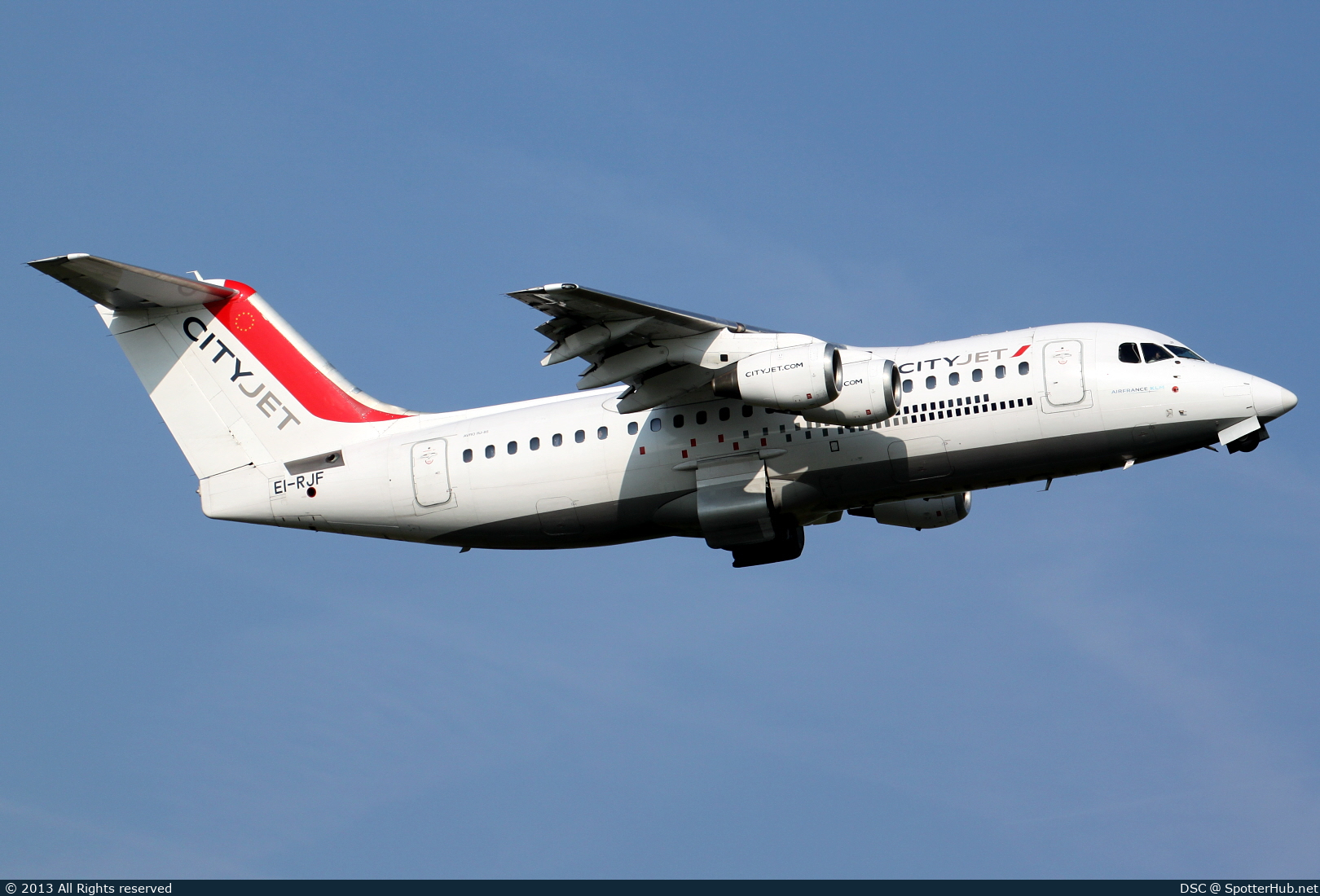 Photo of EI-RJF - British Aerospace Avro RJ85 operated by CityJet