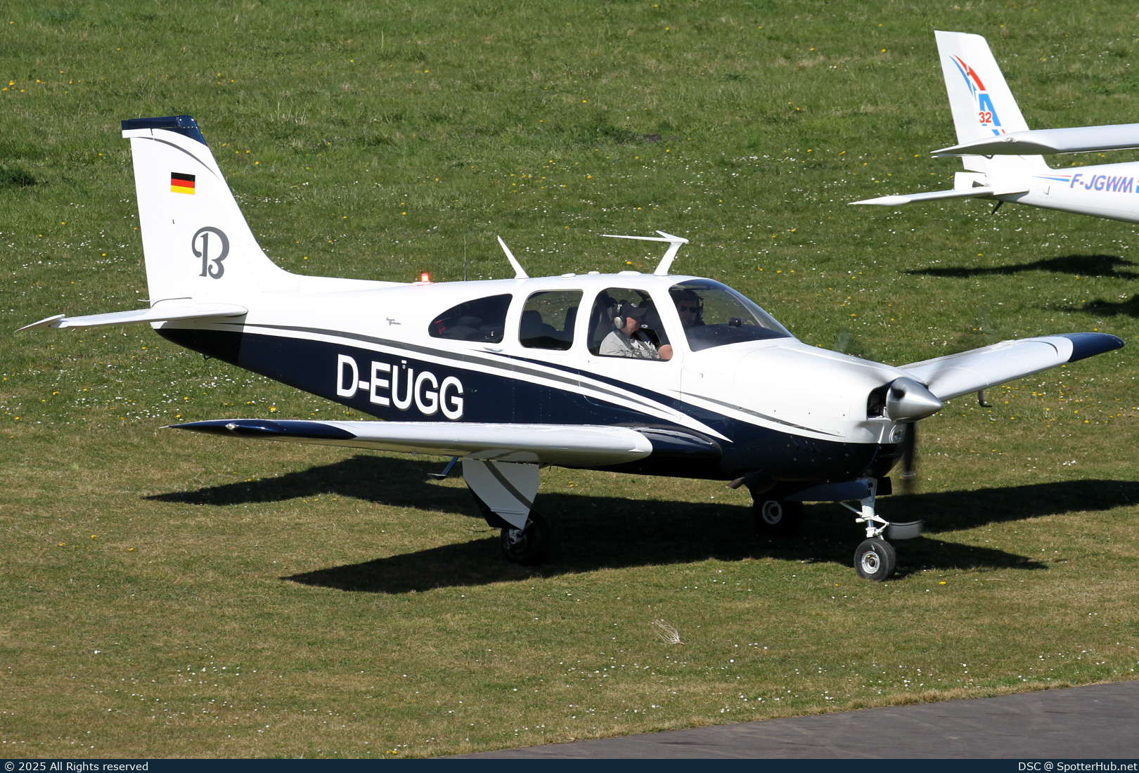 Photo of D-EUGG - Beechcraft 35-A33 Debonair operated by Private