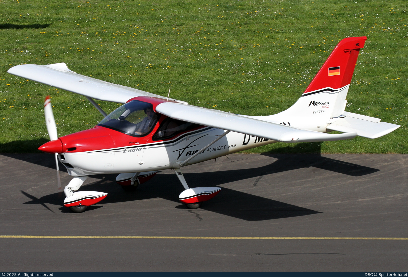 Photo of D-MBWN - Tecnam P92 Echo Mk.II operated by Flight Academy Speyer