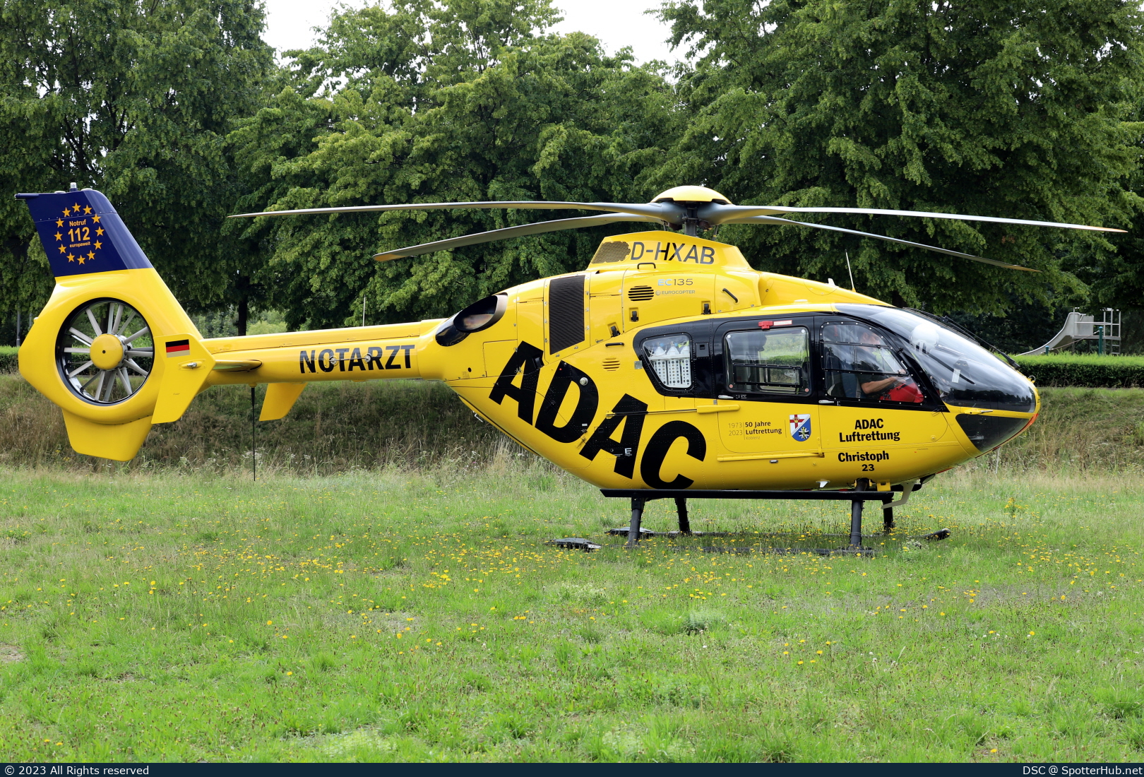Photo of D-HXAB - Eurocopter EC135 P2+ operated by ADAC Luftrettung
