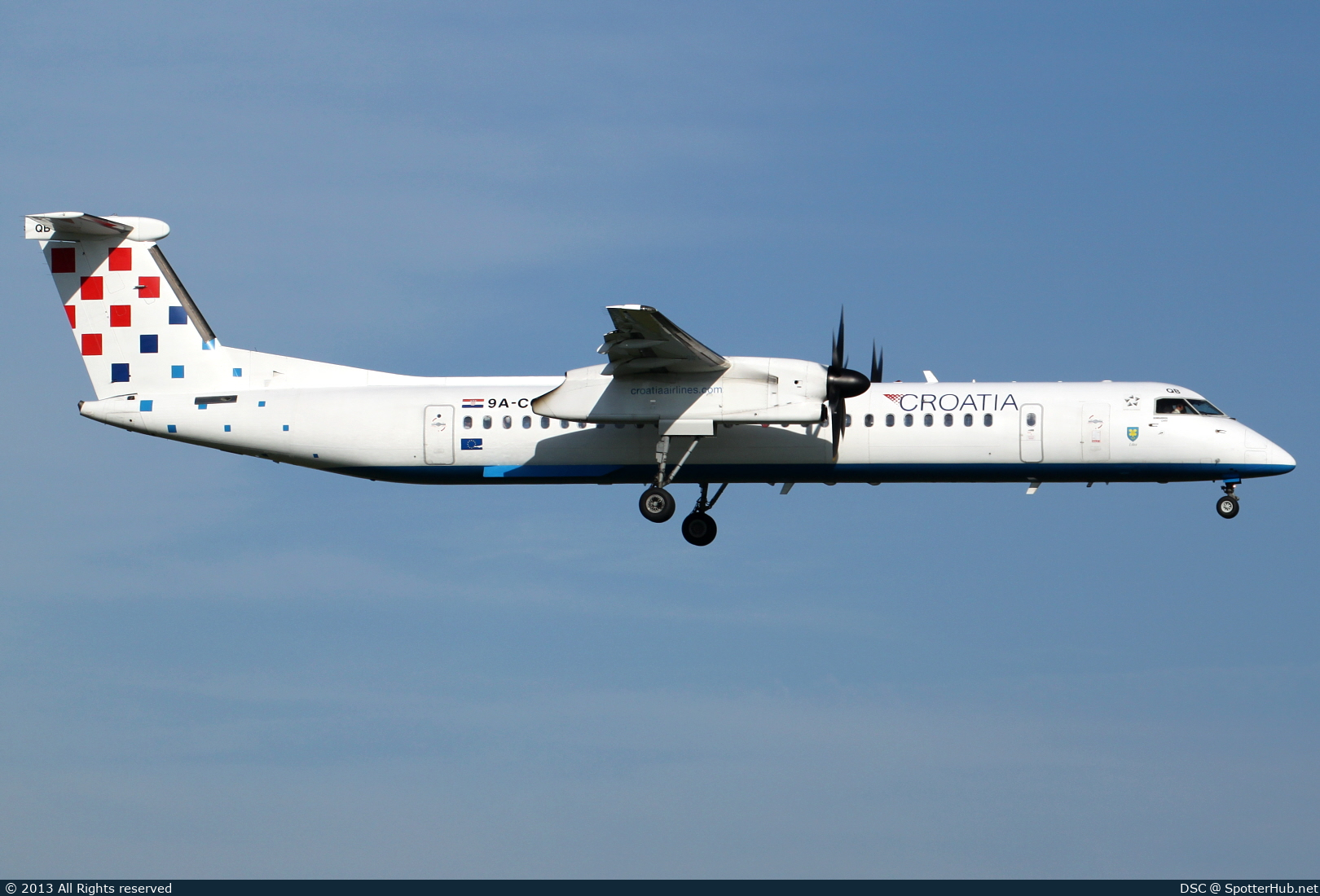 Photo of 9A-CQB - Bombardier DHC-8-402 Dash 8 Q400 operated by Croatia Airlines