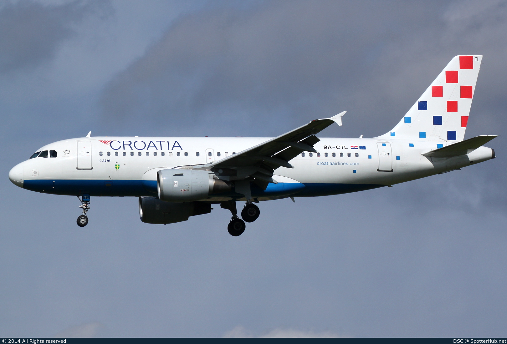 Photo of 9A-CTL - Airbus A319-112 operated by Croatia Airlines