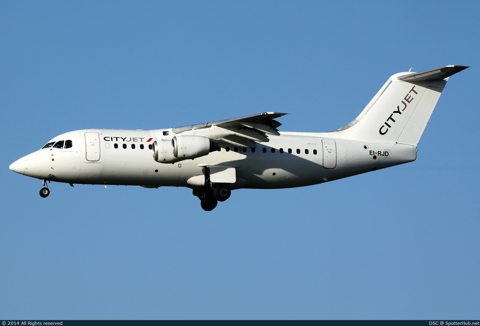 Photo of EI-RJD - British Aerospace Avro RJ85 operated by CityJet