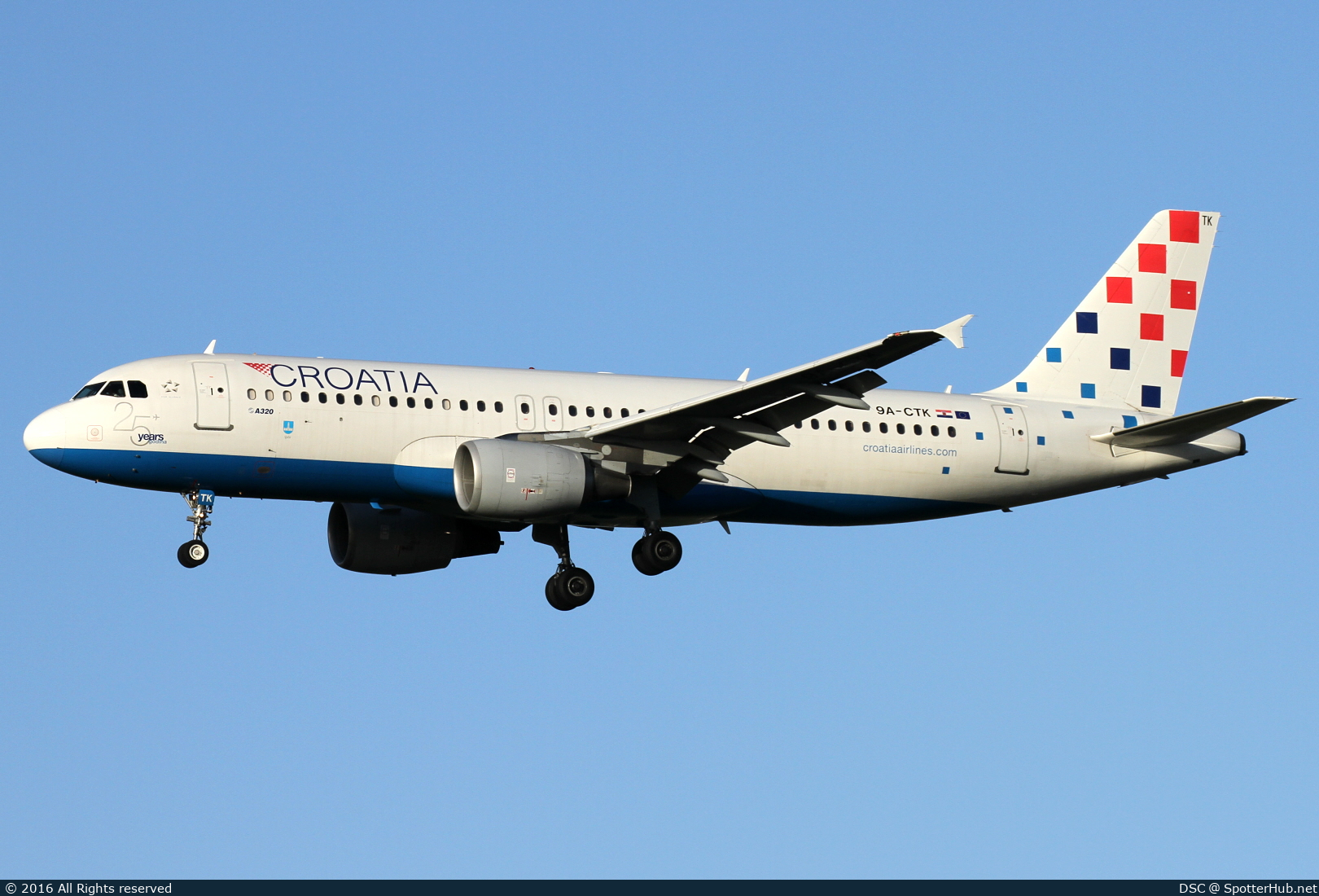 Photo of 9A-CTK - Airbus A320-214 operated by Croatia Airlines