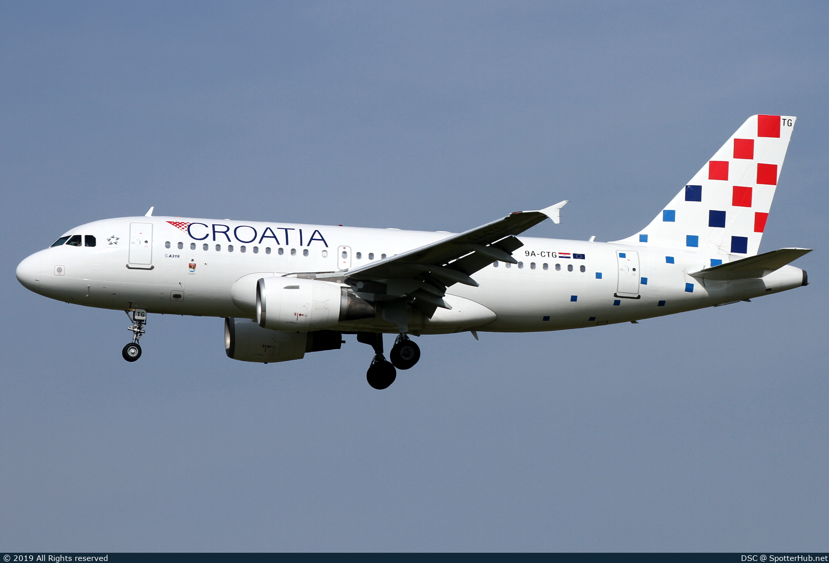 Photo of 9A-CTG - Airbus A319-112 operated by Croatia Airlines