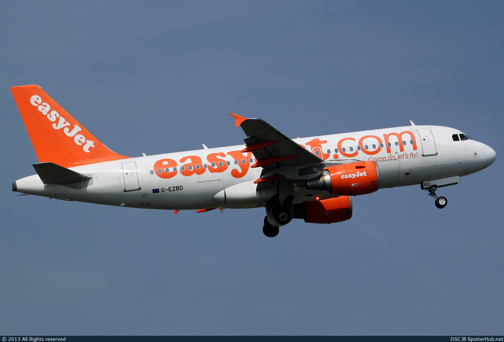Photo of G-EZBD - Airbus A319-111 operated by easyJet