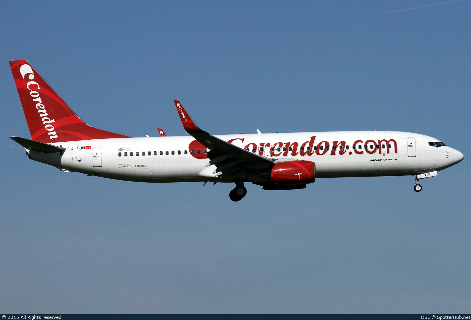 Photo of TC-TJN - Boeing 737-85P operated by Corendon Airlines