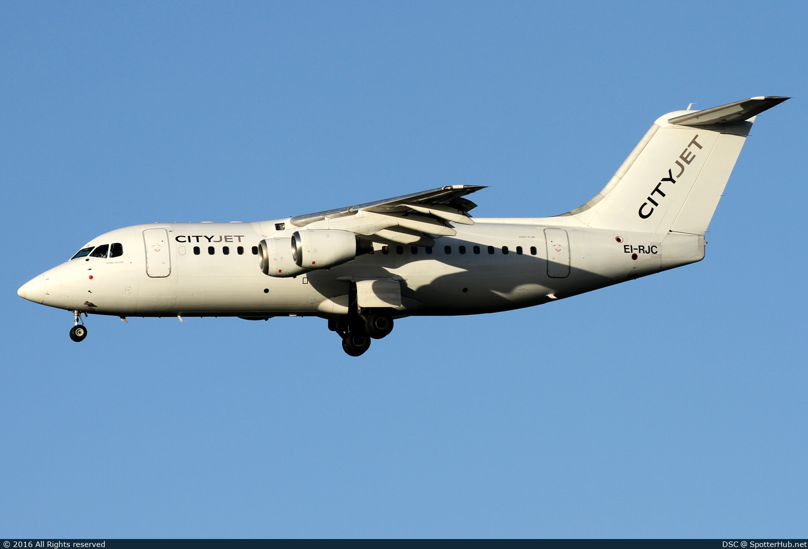 Photo of EI-RJC - British Aerospace Avro RJ85 operated by CityJet