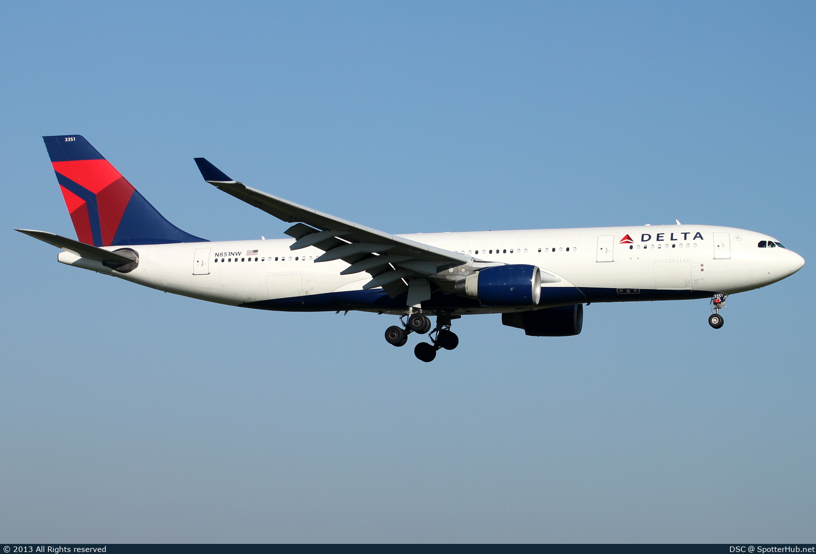 Photo of N851NW - Airbus A330-223 operated by Delta Air Lines