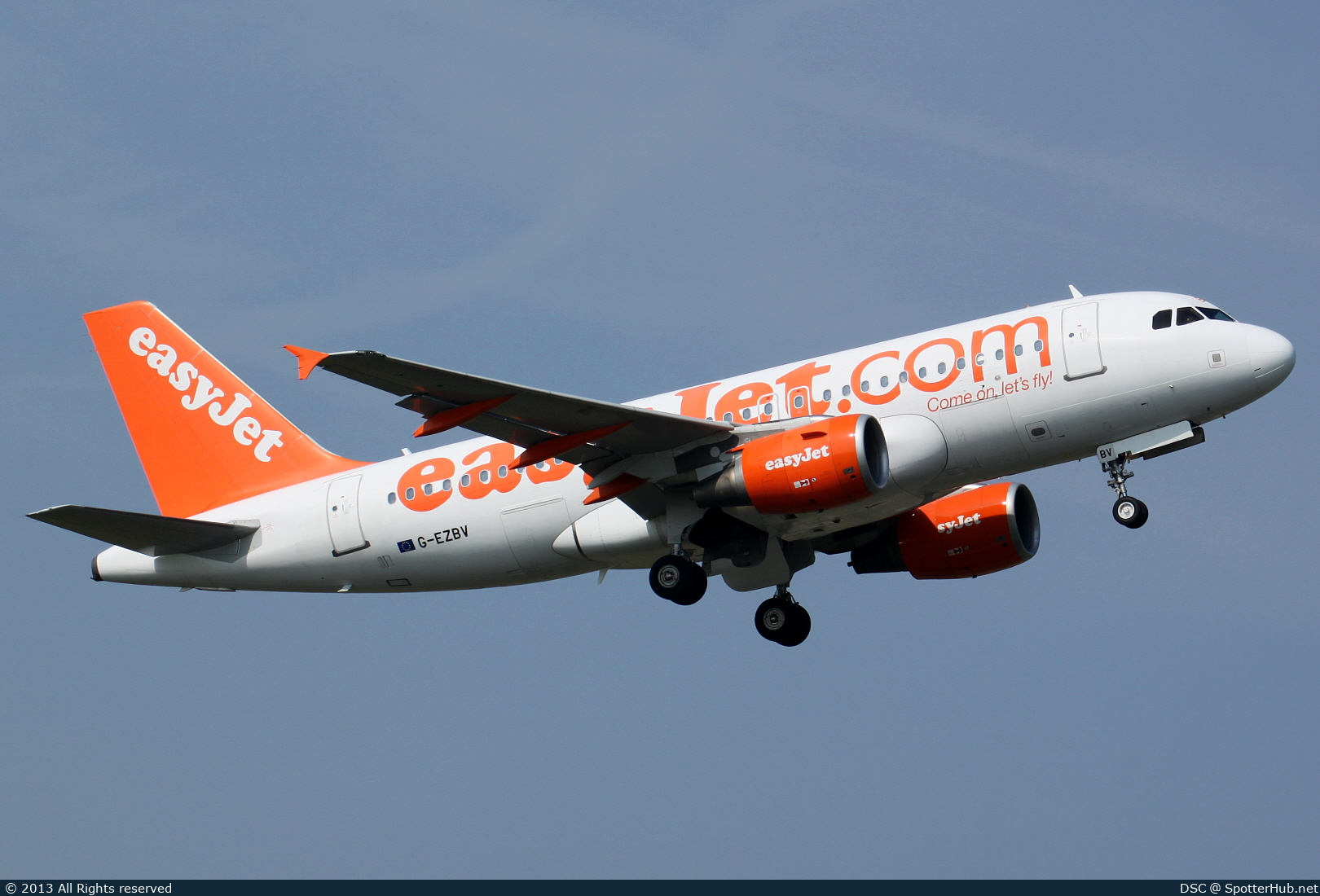 Photo of G-EZBV - Airbus A319-111 operated by easyJet