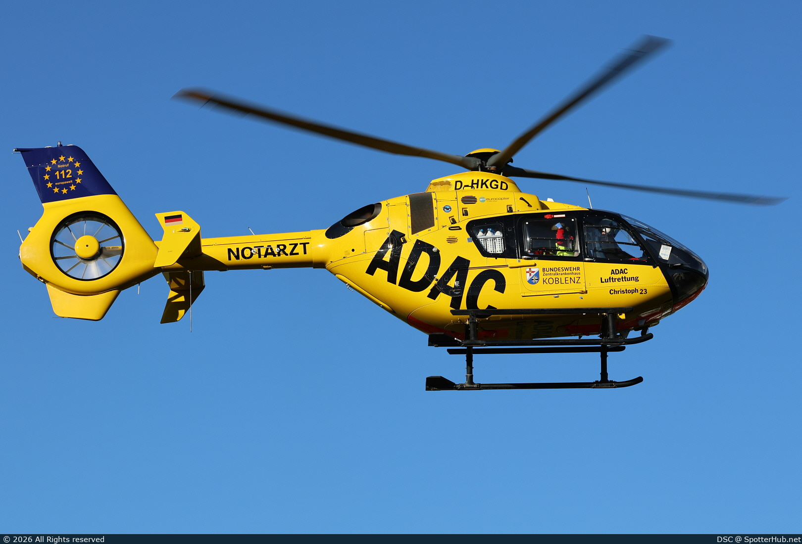 Photo of D-HKGD - Eurocopter EC135 P2+ operated by ADAC Luftrettung