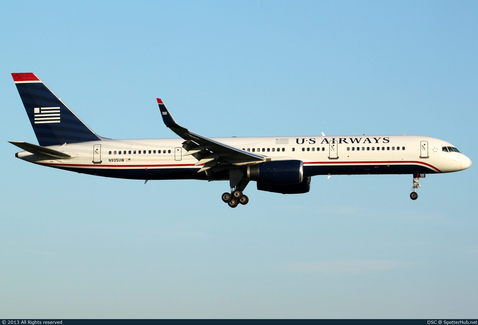 Photo of N935UW - Boeing 757-2B7 operated by US Airways