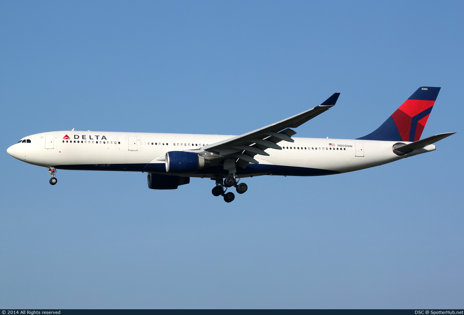 Photo of N805NW - Airbus A330-323 operated by Delta Air Lines