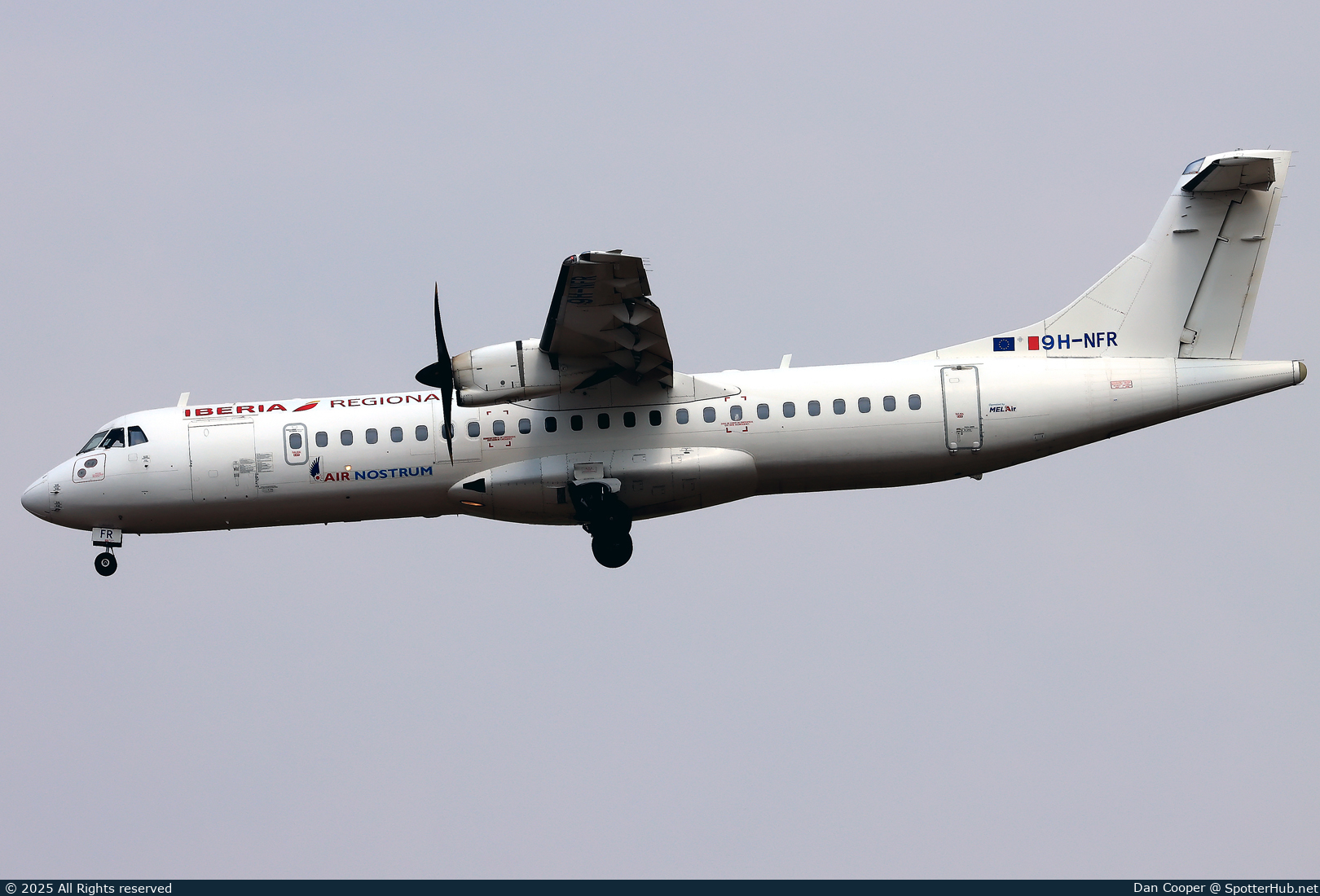 Photo of 9H-NFR - ATR 72-600 operated by Iberia Regional (opb Mel Air)