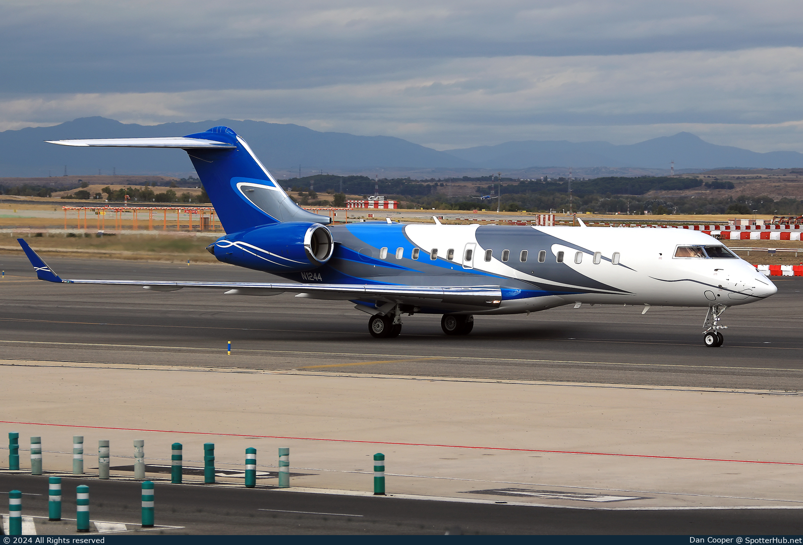 Photo of N1244 - Bombardier Global 6000 operated by Private