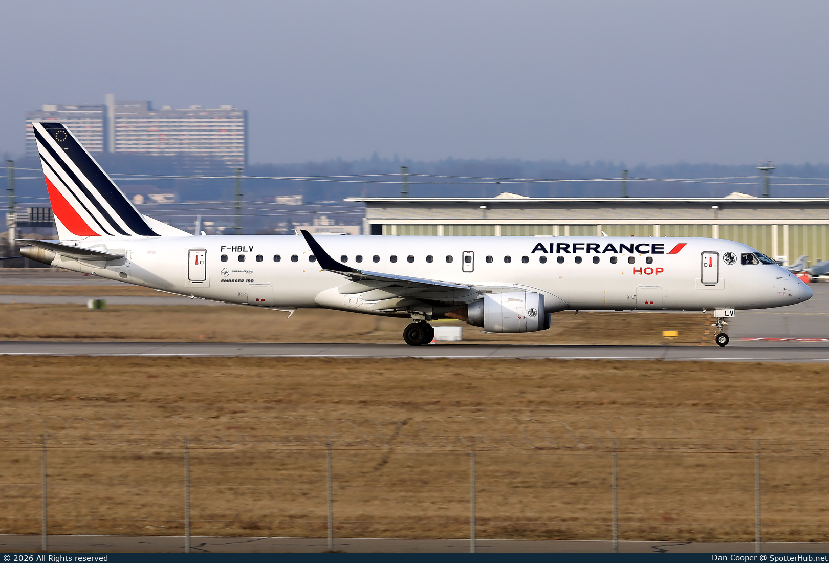 Photo of F-HBLV - Embraer ERJ-190STD operated by Air France HOP