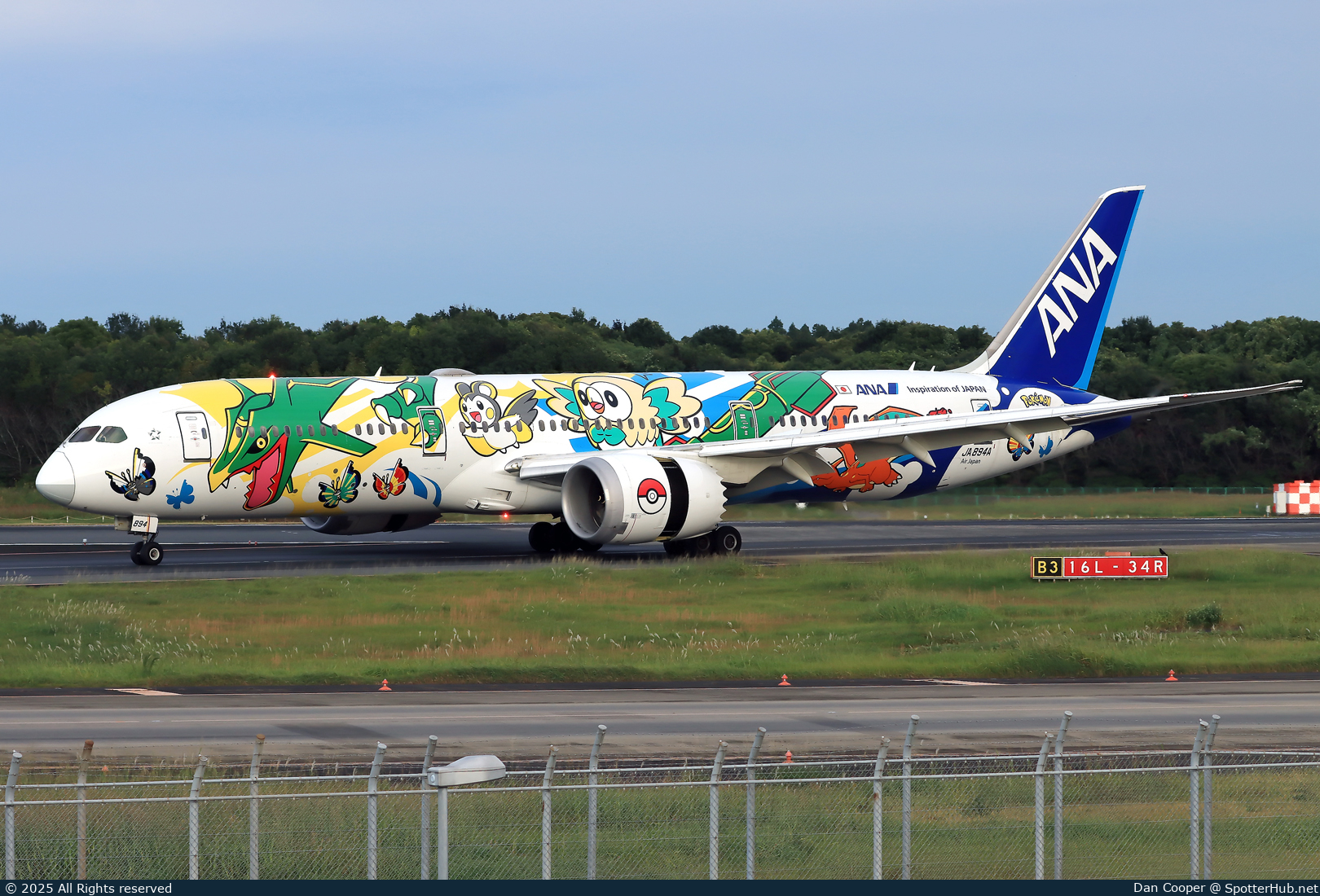 Photo of JA894A - Boeing 787-9 Dreamliner operated by ANA All Nippon Airways (opb Air Japan)