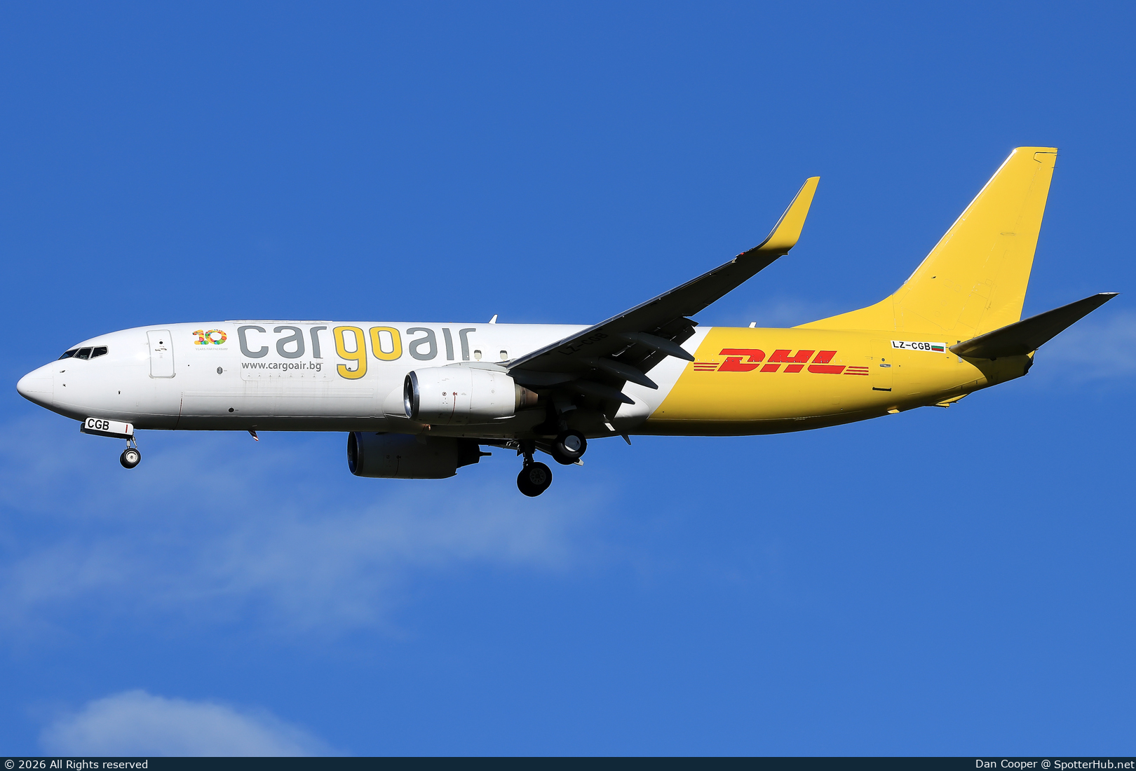 Photo of LZ-CGB - Boeing 737-8K2(SF) operated by Cargoair