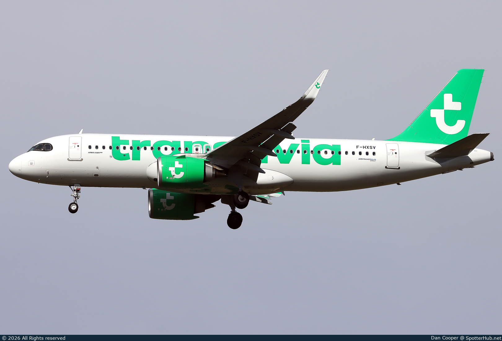 Photo of F-HXSV - Airbus A320-252N operated by Transavia France