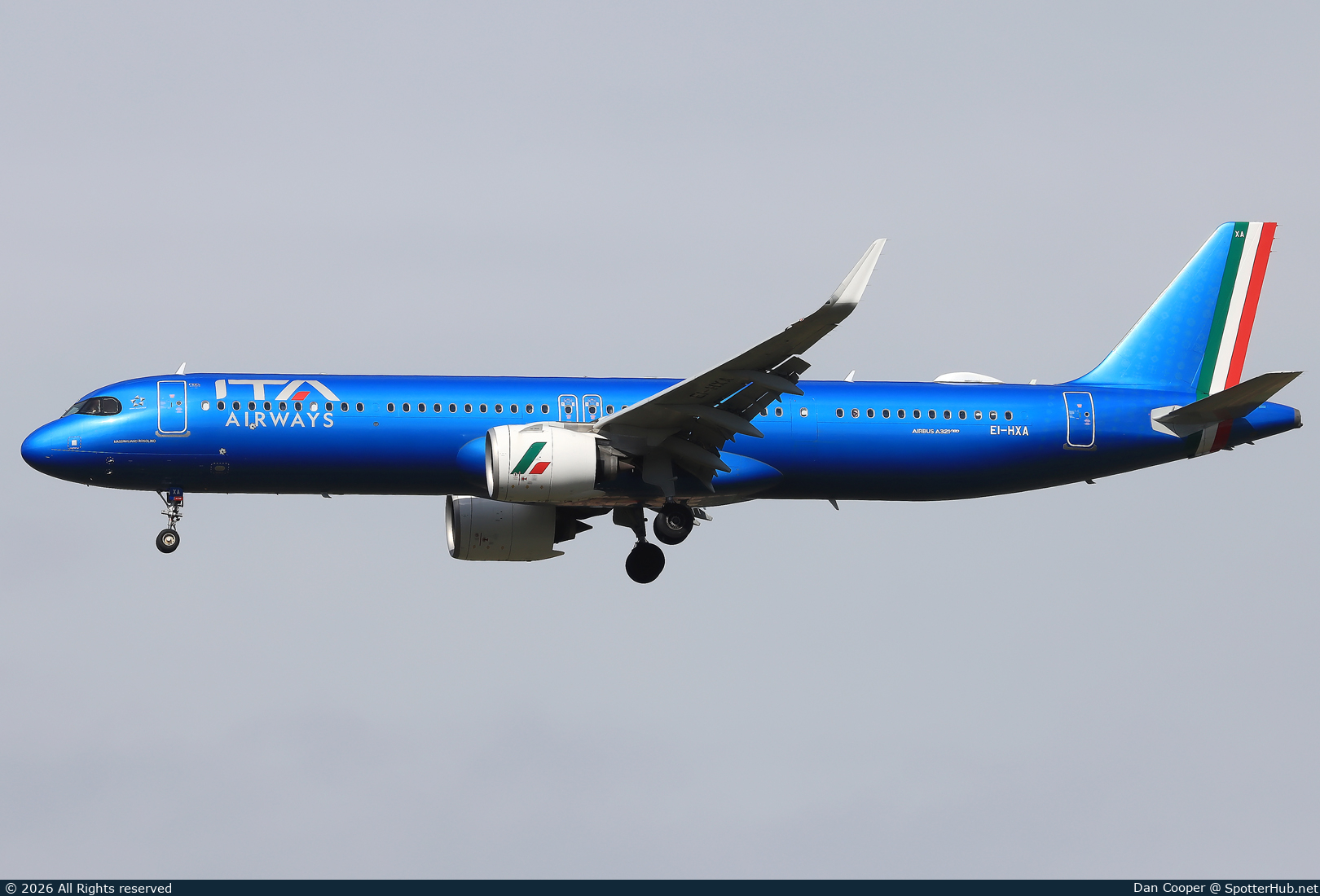 Photo of EI-HXA - Airbus A321-271NX operated by ITA Airways