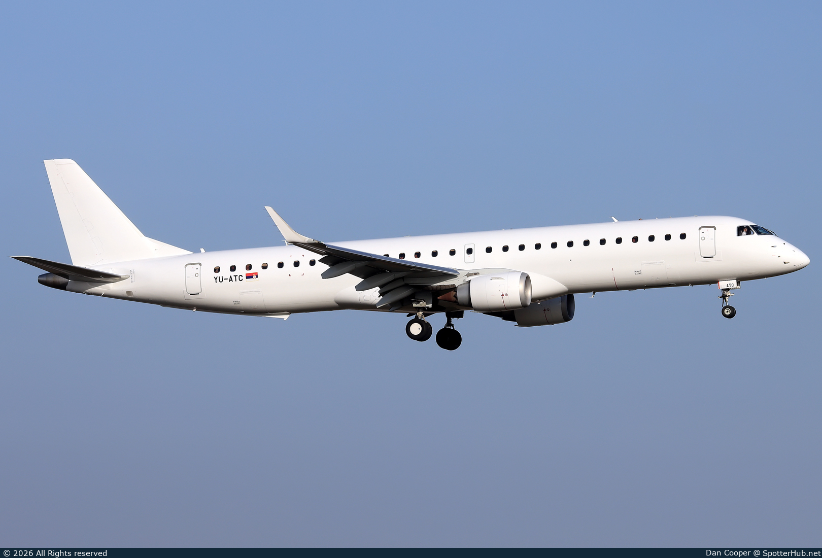Photo of YU-ATC - Embraer ERJ-195LR operated by Air Serbia