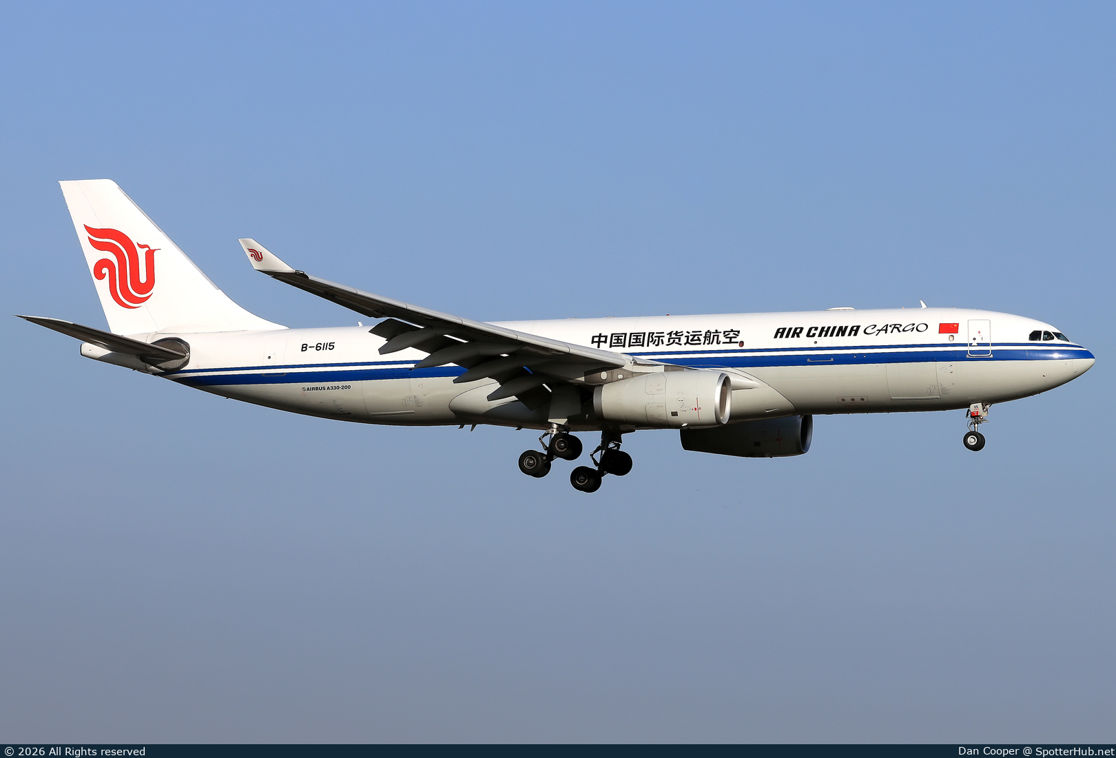 Photo of B-6115 - Airbus A330-243(P2F) operated by Air China Cargo