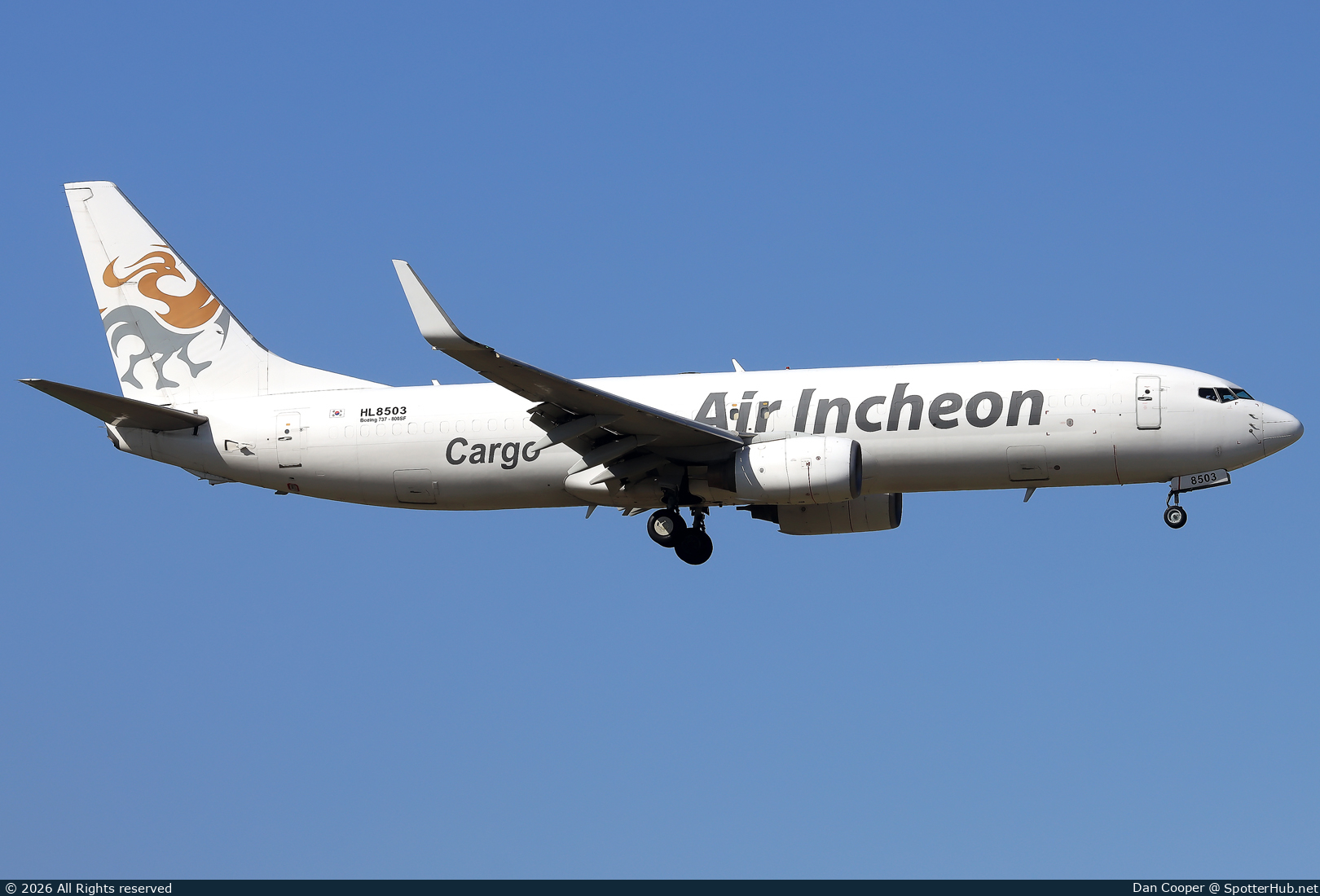 Photo of HL8503 - Boeing 737-85P(SF) operated by Air Incheon