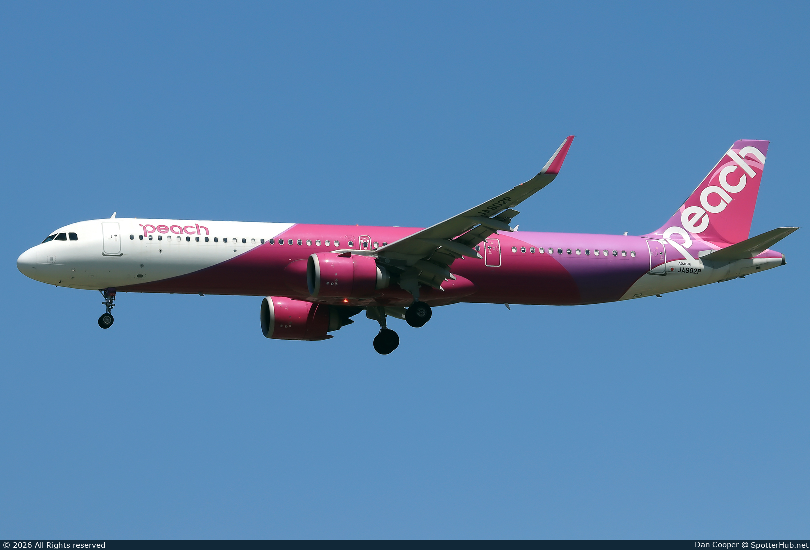Photo of JA902P - Airbus A321-251NX operated by Peach Aviation