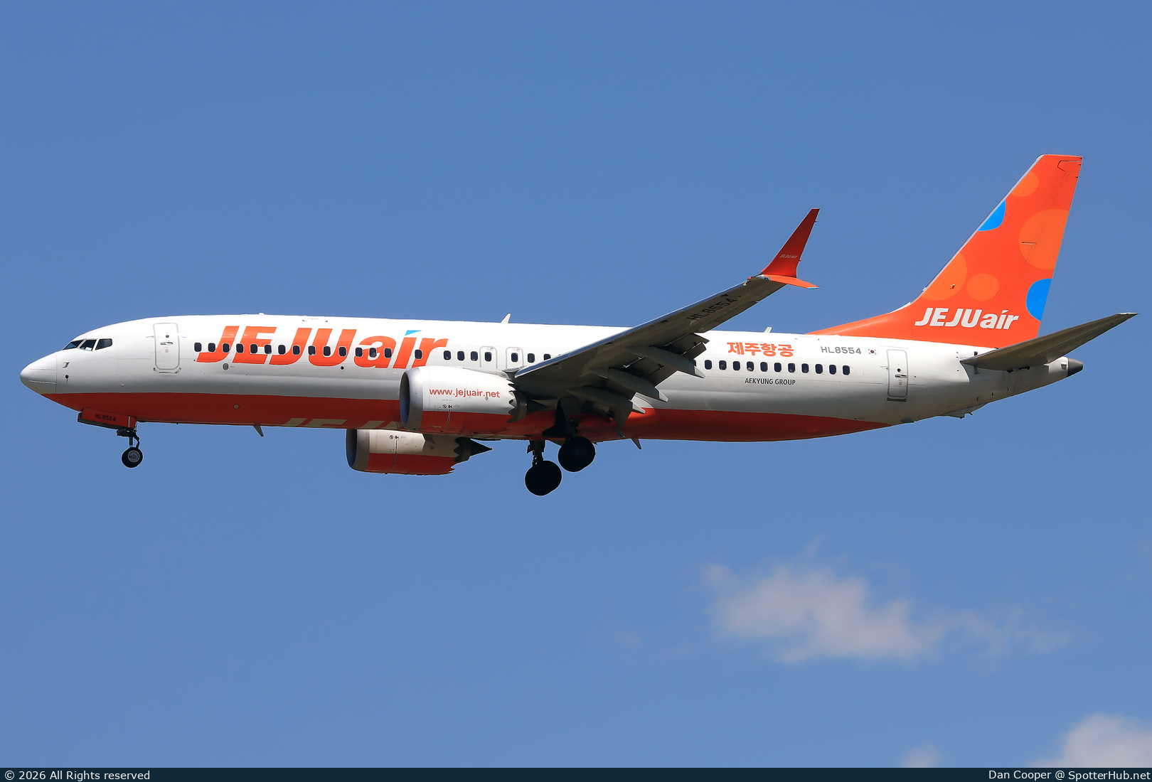 Photo of HL8554 - Boeing 737 MAX 8 operated by Jeju Air