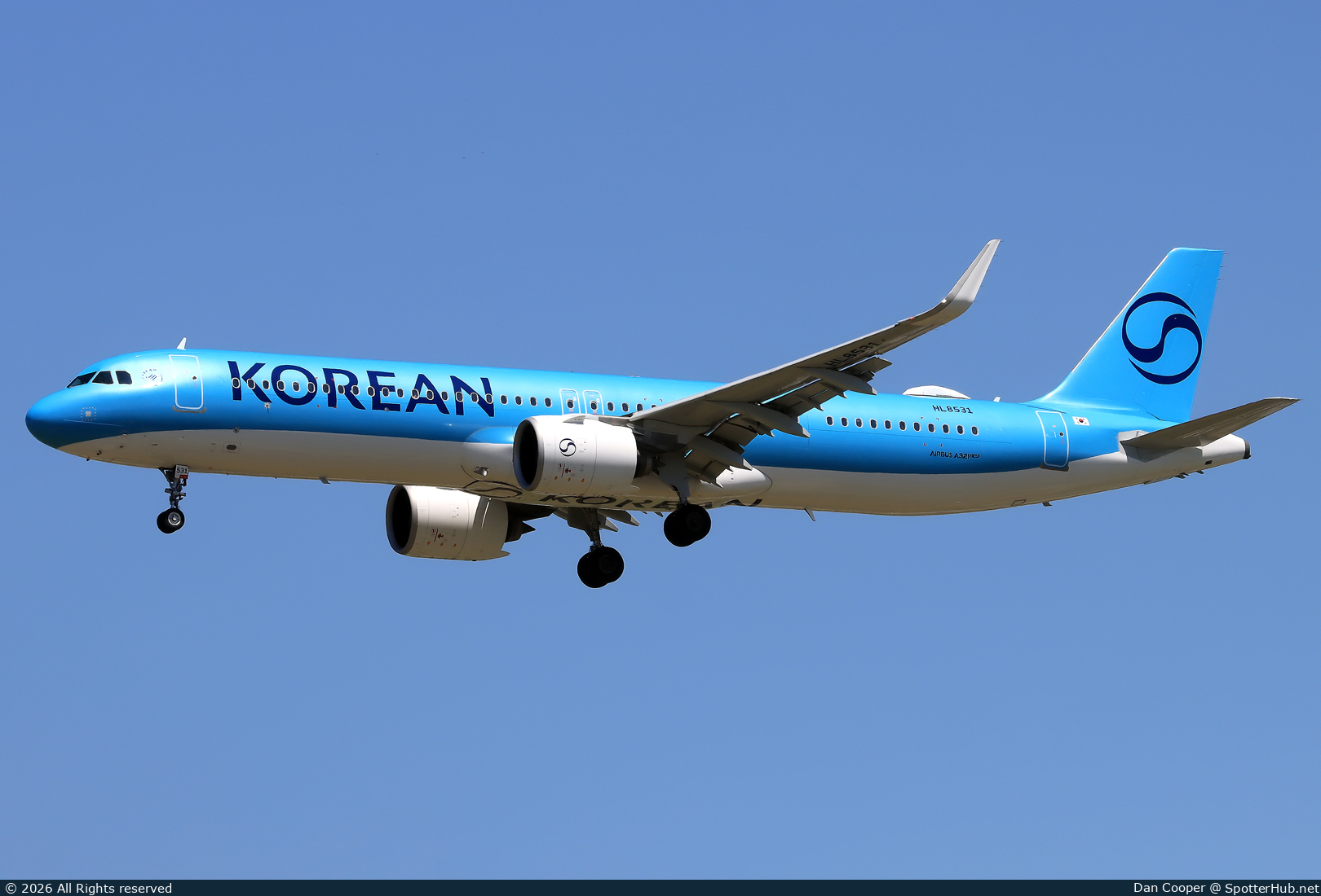 Photo of HL8531 - Airbus A321-272NX operated by Korean Air
