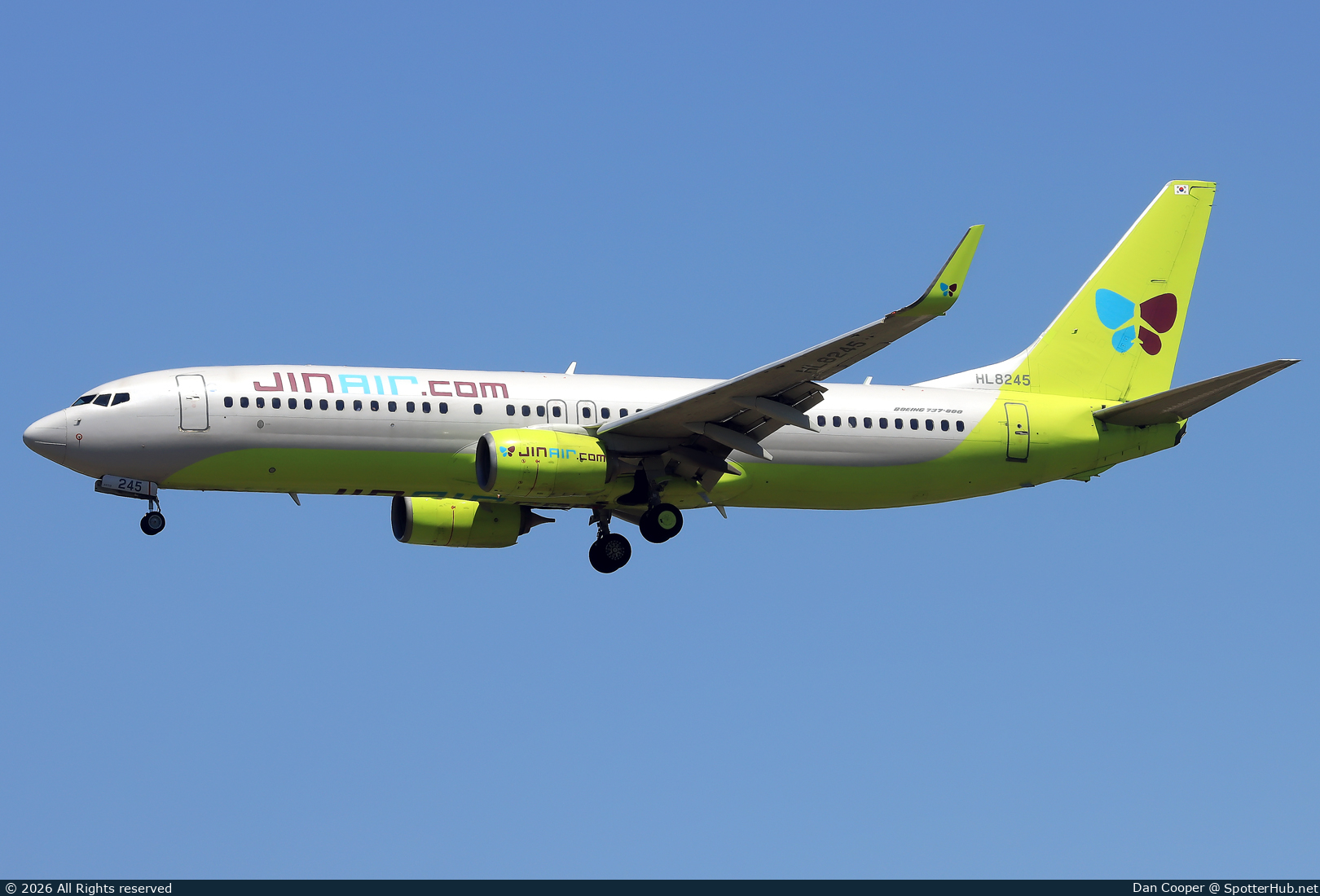 Photo of HL8245 - Boeing 737-8Q8 operated by Jin Air