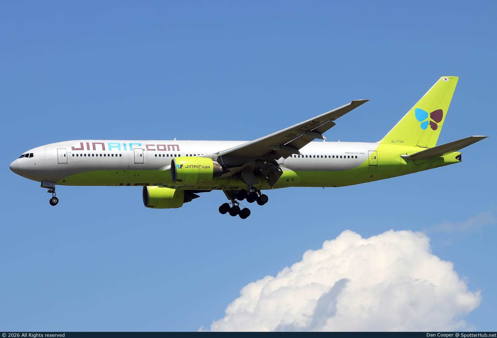 Photo of HL7734 - Boeing 777-2B5(ER) operated by Jin Air