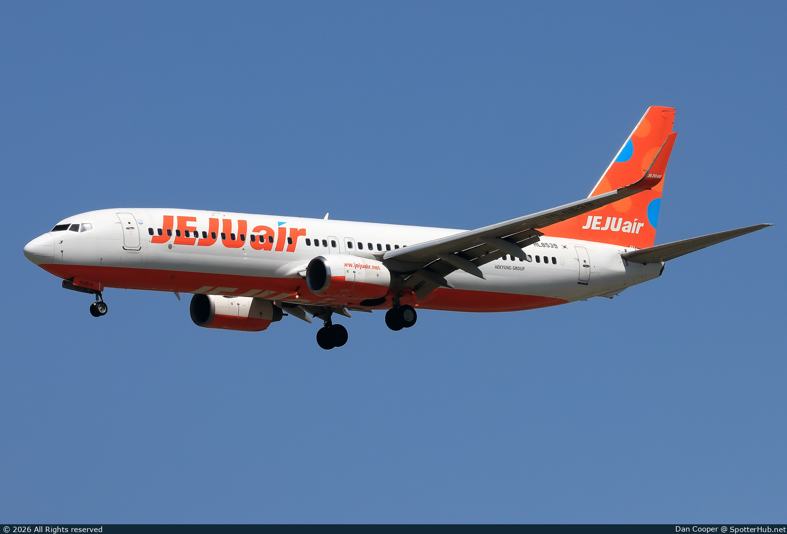 Photo of HL8539 - Boeing 737-8AS operated by Jeju Air