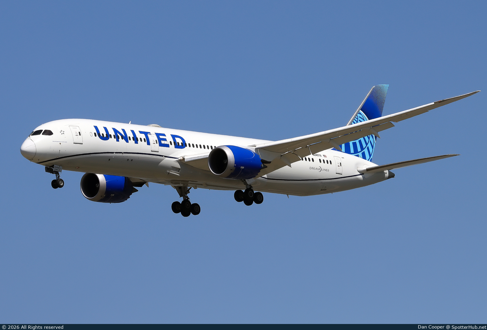 Photo of N24979 - Boeing 787-9 Dreamliner operated by United Airlines
