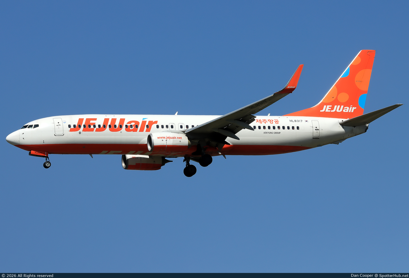 Photo of HL8317 - Boeing 737-8LC operated by Jeju Air