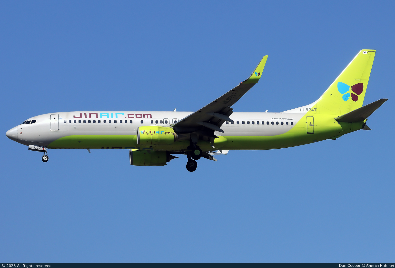 Photo of HL8247 - Boeing 737-8SH operated by Jin Air