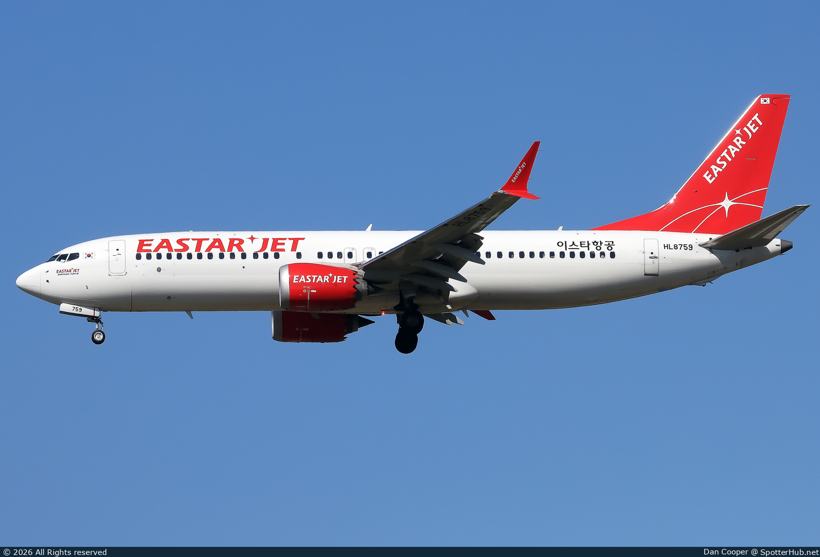 Photo of HL8759 - Boeing 737 MAX 8 operated by Eastar Jet