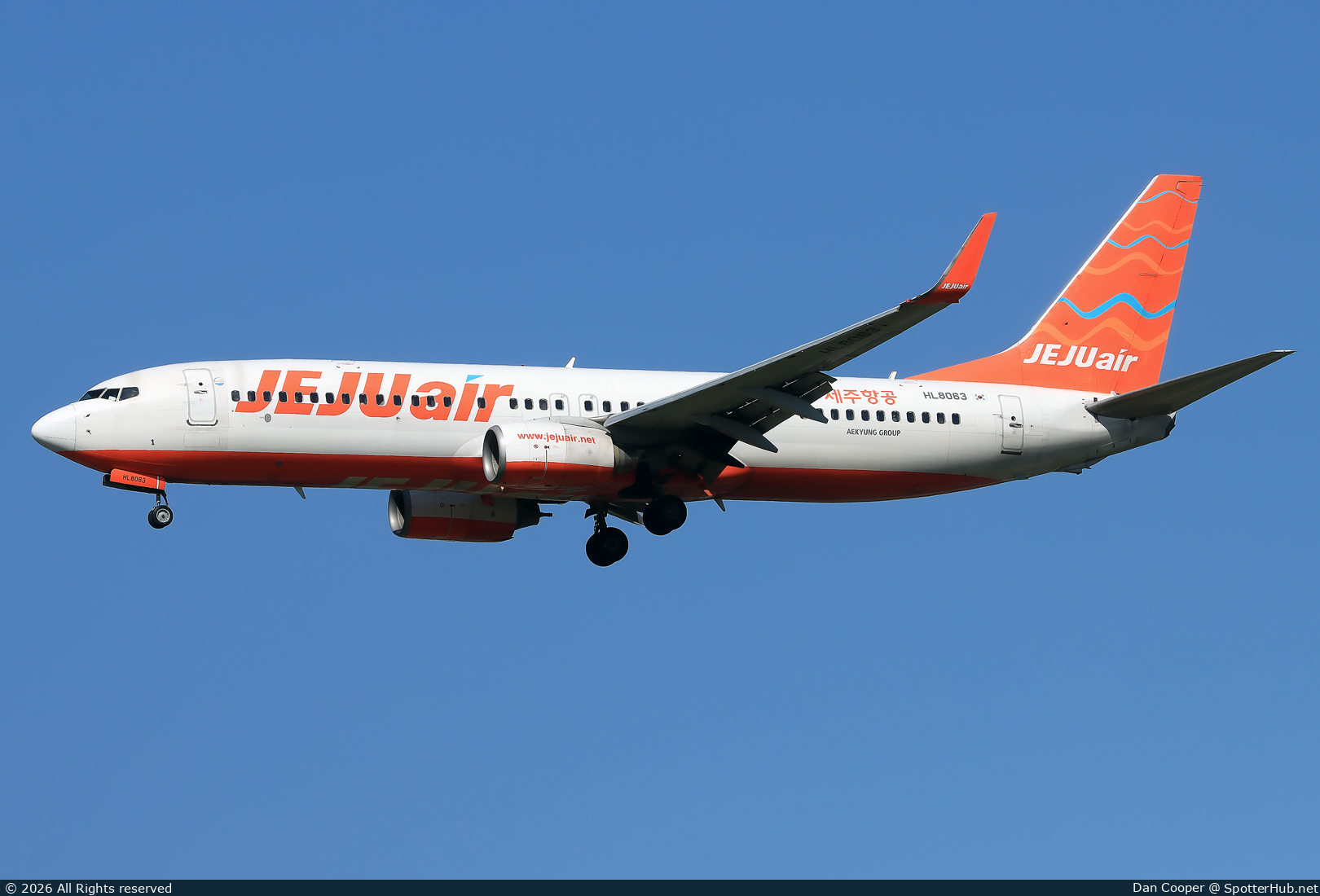 Photo of HL8063 - Boeing 737-8AS operated by Jeju Air
