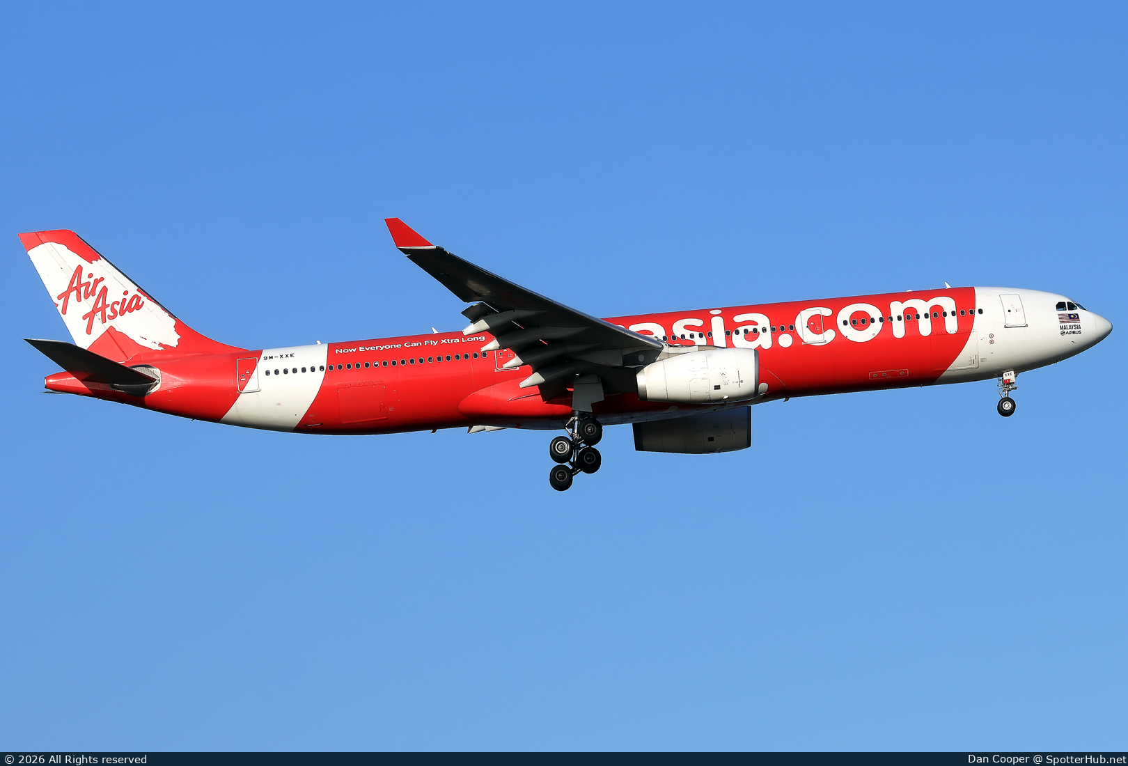 Photo of 9M-XXE - Airbus A330-343 operated by AirAsia X