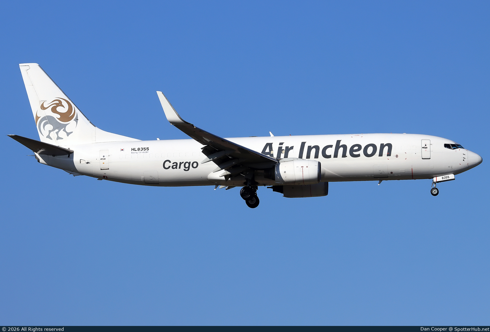 Photo of HL8355 - Boeing 737-8CX(SF) operated by Air Incheon