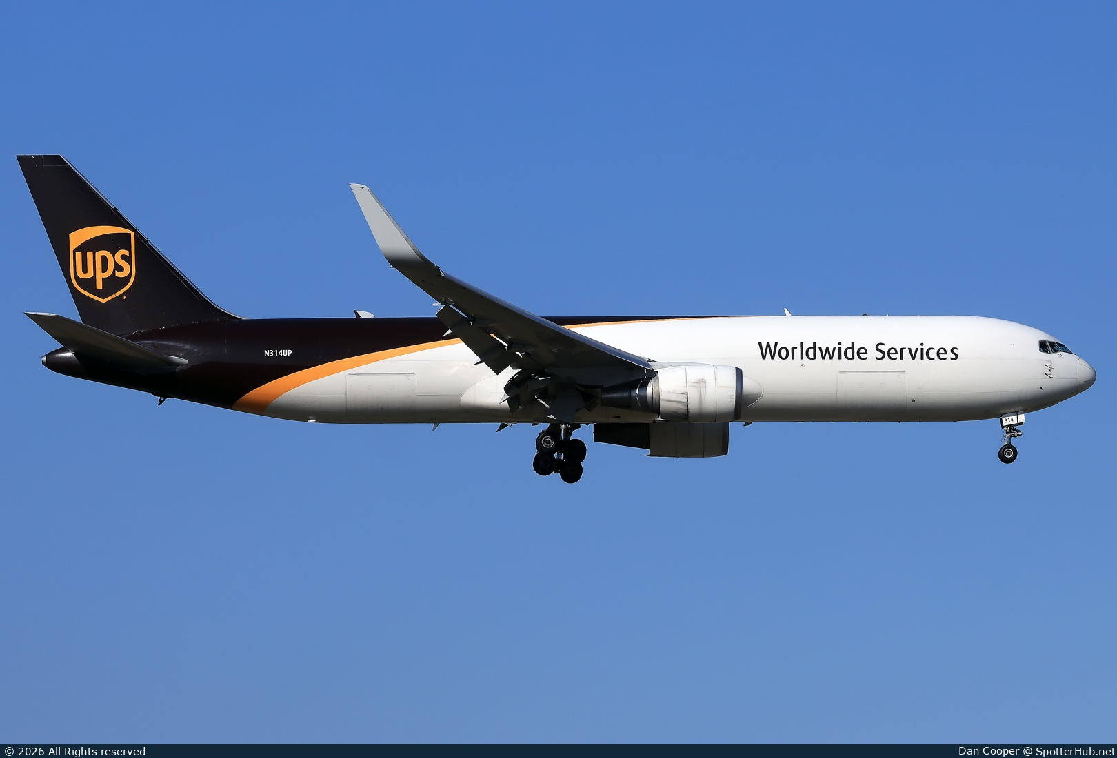 Photo of N314UP - Boeing 767-34AF operated by UPS United Parcel Service