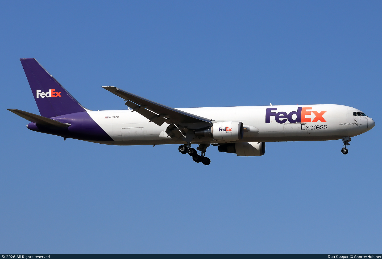 Photo of N117FE - Boeing 767-3S2F operated by FedEx