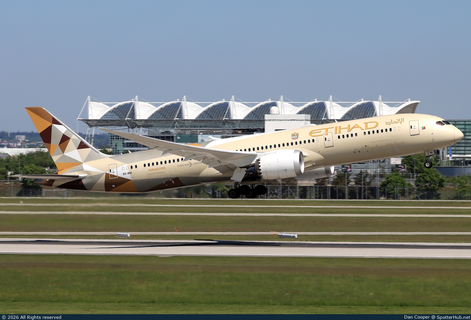 Photo of A6-BNI - Boeing 787-9 Dreamliner operated by Etihad Airways
